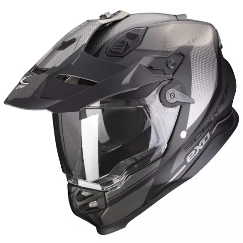 Casca Scorpion ADF-9000 AIR Trail Negru Mat Argintiu