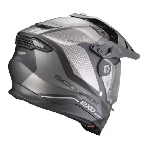 Casca Scorpion ADF-9000 AIR Trail Negru Mat Argintiu
