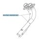 HEADPIPE KIT SS T-MAX AKRAPOVIC HS-Y5S2