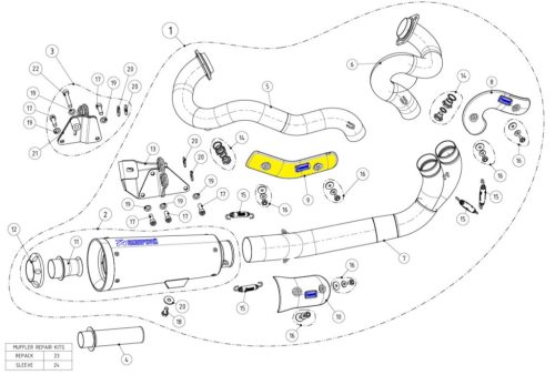 HEAT SHIELD CF AKRAPOVIC P-HSHDRODCA2