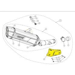 HEAT SHIELD CF AKRAPOVIC P-HSY7SO2