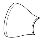 HEAT SHIELD BLACK AKRAPOVIC P-HST12SO2R