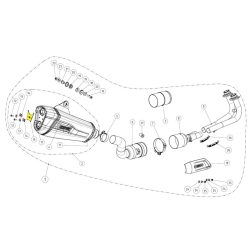 Akrapovic Bracket P-X189