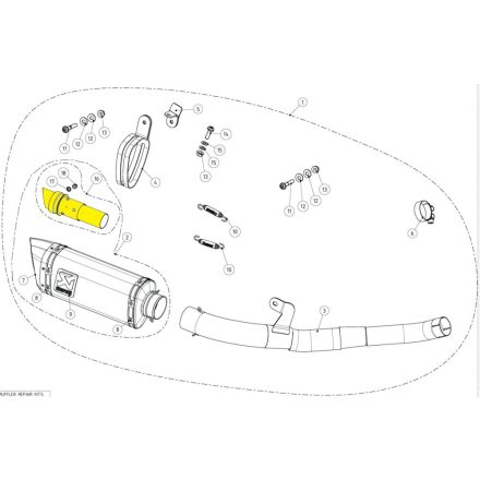 Akrapovic Noise Insert V-Tuv251