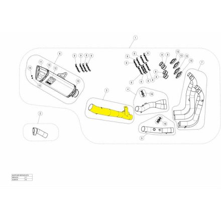 Akrapovic Link Pipe Ss Hayabusa L-S13R5