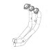 HEADER SS MT-09 AKRAPOVIC H-Y9R3