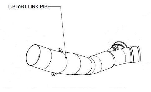 LINK PIPE SS Z750 AKRAPOVIC L-K7SO2