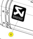 STICKER AL SUZUKI AKRAPOVIC P-VST18AL