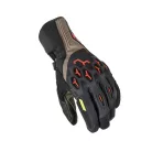 Mănuși de piele impermeabile Macna Brawler Rtx maro/negru/roșu