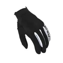 Mănuși de piele Macna Obtain Leather negru/alb