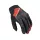 Mănuși de piele Macna Obtain Leather negru/roșu/alb