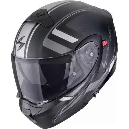 Casca Moto Scorpion EXO-930 EVO Ardens Negru Mat Argintiu