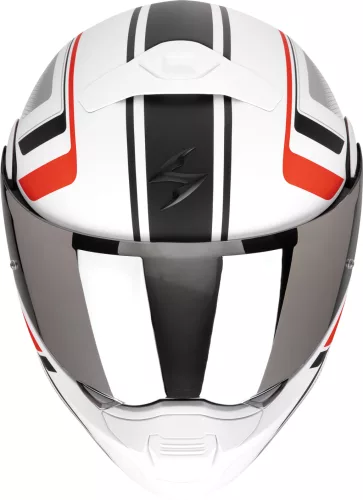 Casca Moto Scorpion EXO 930 EVO Ardens Alb Mat Negru Rosu