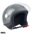 Casca Max Helmets DJ06 LS 7.9 gri mat - 100% MADE IN ITALY - Gri mat
