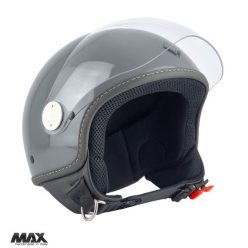   Casca Max Helmets DJ06 LS 7.9 gri mat - 100% MADE IN ITALY - Gri mat