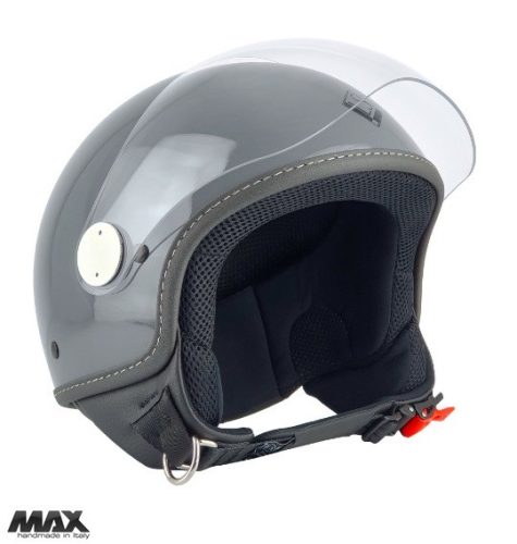 Casca Max Helmets DJ06 LS 7.9 gri mat - 100% MADE IN ITALY - Gri mat