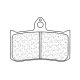 Placute de frana CL BRAKES 1157 C60 (C59)