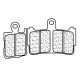 Placute de frana CL BRAKES 1216 XBK5 (4 bucati in kit)
