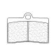 Placute de frana CL BRAKES 2247 RX3