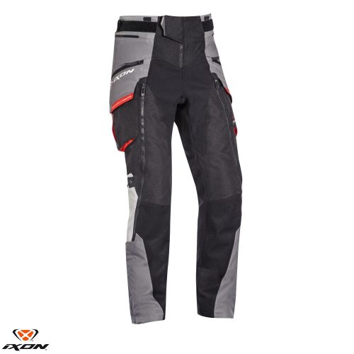 Pantaloni Ixon Ragnar MS negru/gri/rosu