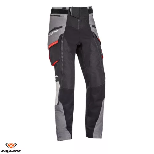Pantaloni barbati Ixon Ragnar MS negru/gri/rosu