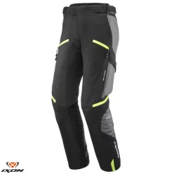 Pantaloni barbati Ixon Midgard MS negru/gri/galben