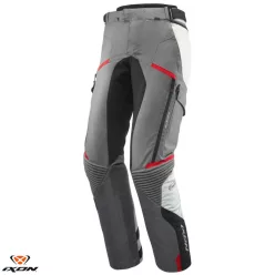 Pantaloni barbati Ixon Midgard MS gri/negru/rosu
