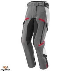Pantaloni dama Ixon Midgard LS gri/negru/rosu