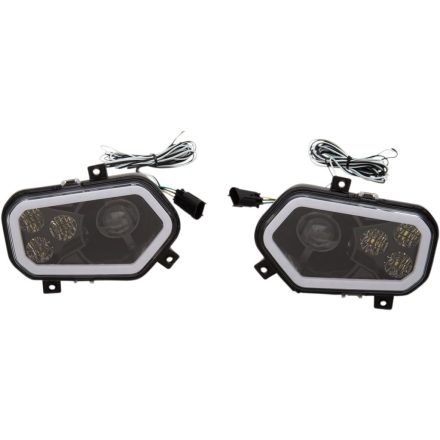 LED HEADLIGHT RZR800/9 BK