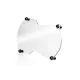 Protecție far WRS BMW R1200GS-ADV 2013-18 / R1250GS-ADV 2018-23 transparent BM024T