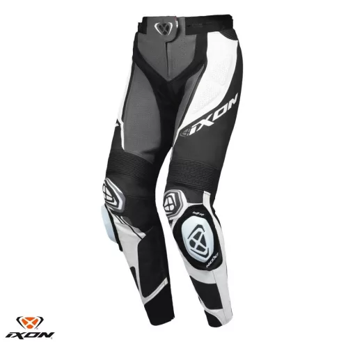 Pantaloni dama piele Racing Ixon vara Vortex 3 LS negru/antracit/alb