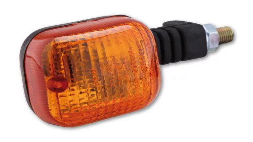 Semnalizator Highsider stil Duc cu bec, braț rigid M10, portocaliu, față stânga / spate dreapta (bucată)