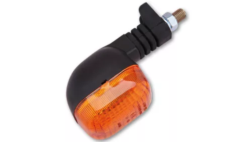 Semnalizator Highsider stil Duc cu bec, braț rigid M10, portocaliu, față stânga / spate dreapta (bucată)