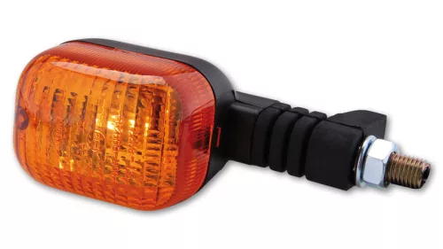 Semnalizator Highsider stil Duc cu bec, braț rigid M10, portocaliu, față stânga / spate dreapta (bucată)