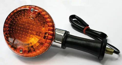Semnalizator față Highsider tip OE crom, portocaliu, Kawasaki Vulcan 500 / ZL 1000 Eliminator 202-834