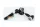 Set-semnal-universal-LED-Bullet-negru-cu-inel-crom-geam-transparent