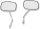 Mirror Chrome Pair Ec Shrtstem