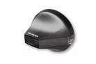 Semnalizator capăt de ghidon Highsider Stealth-X Flight LED, negru, dispersor fumuriu (pereche)