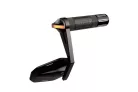 Semnalizator capăt de ghidon Highsider Stealth-X Flight LED, negru, dispersor fumuriu (pereche)