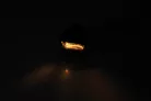 Semnalizator capăt de ghidon Highsider Stealth-X Flight LED, negru, dispersor fumuriu (pereche)