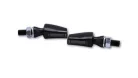 Semnalizator Highsider Stealth-X Flight LED, negru, dispersor fumuriu (pereche)