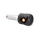 Semnalizator capăt de ghidon Highsider Akron-Flash LED, corp negru, dispersor portocaliu, față (pereche)