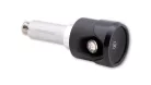 Semnalizator capăt de ghidon Highsider Akron-Flash LED cu lumină de poziție 2 în 1, negru/portocaliu (pereche)