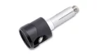 Semnalizator capăt de ghidon Highsider Akron-Flash LED cu lumină de poziție 2 în 1, negru/portocaliu (pereche)