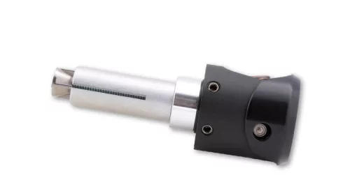 Semnalizator capăt de ghidon Highsider Akron-Flash LED cu lumină de poziție 2 în 1, negru/portocaliu (pereche)