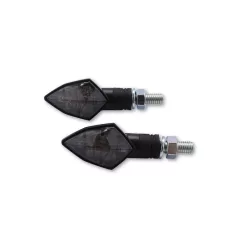   Semnalizator Highsider Rock LED, corp negru, dispersor fumuriu, față și spate (pereche)