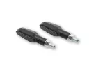 Semnalizator Highsider Multiface LED, corp negru, dispersor fumuriu, față și spate (pereche)