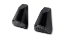 Semnalizator de carenaj Highsider Swift LED, corp negru, dispersor transparent, față și spate (pereche)