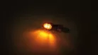 Semnalizator Highsider Crumb LED, corp negru, dispersor fumuriu, față și spate (pereche)