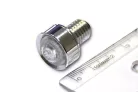 Semnalizator Highsider Mono LED, corp crom, dispersor transparent, față și spate (pereche)